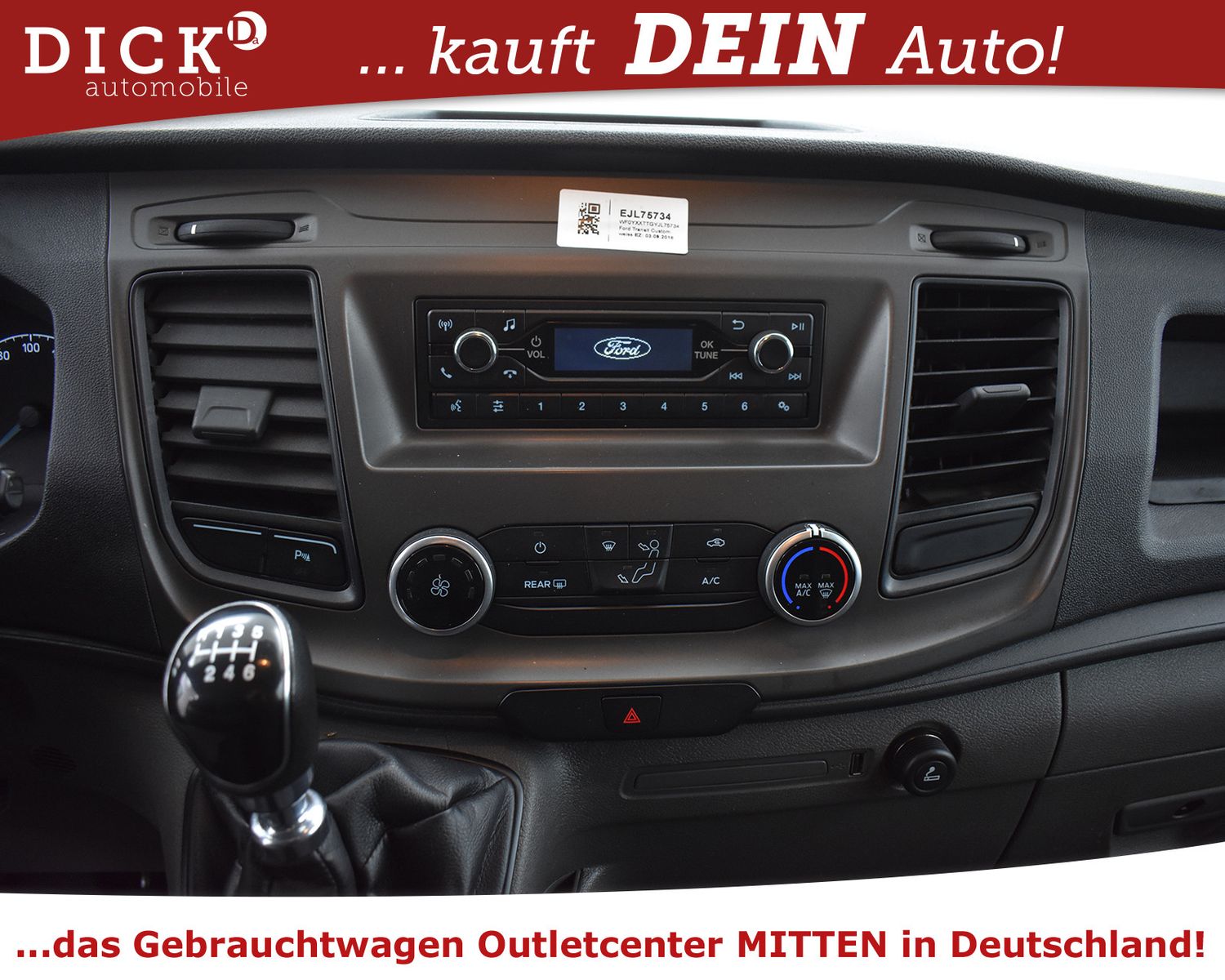 Fahrzeugabbildung Ford Transit Cust 2.0d 320 L2H2>3SI+KLIMA+PDC+AHK+TEM