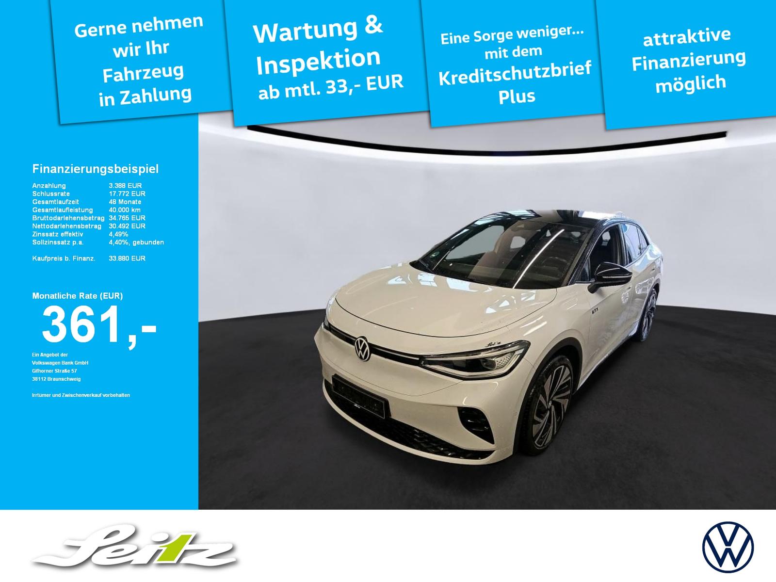 Volkswagen ID.5 4M GTX *AHK*MATRIX*PANO*KAMERA*NAVI*