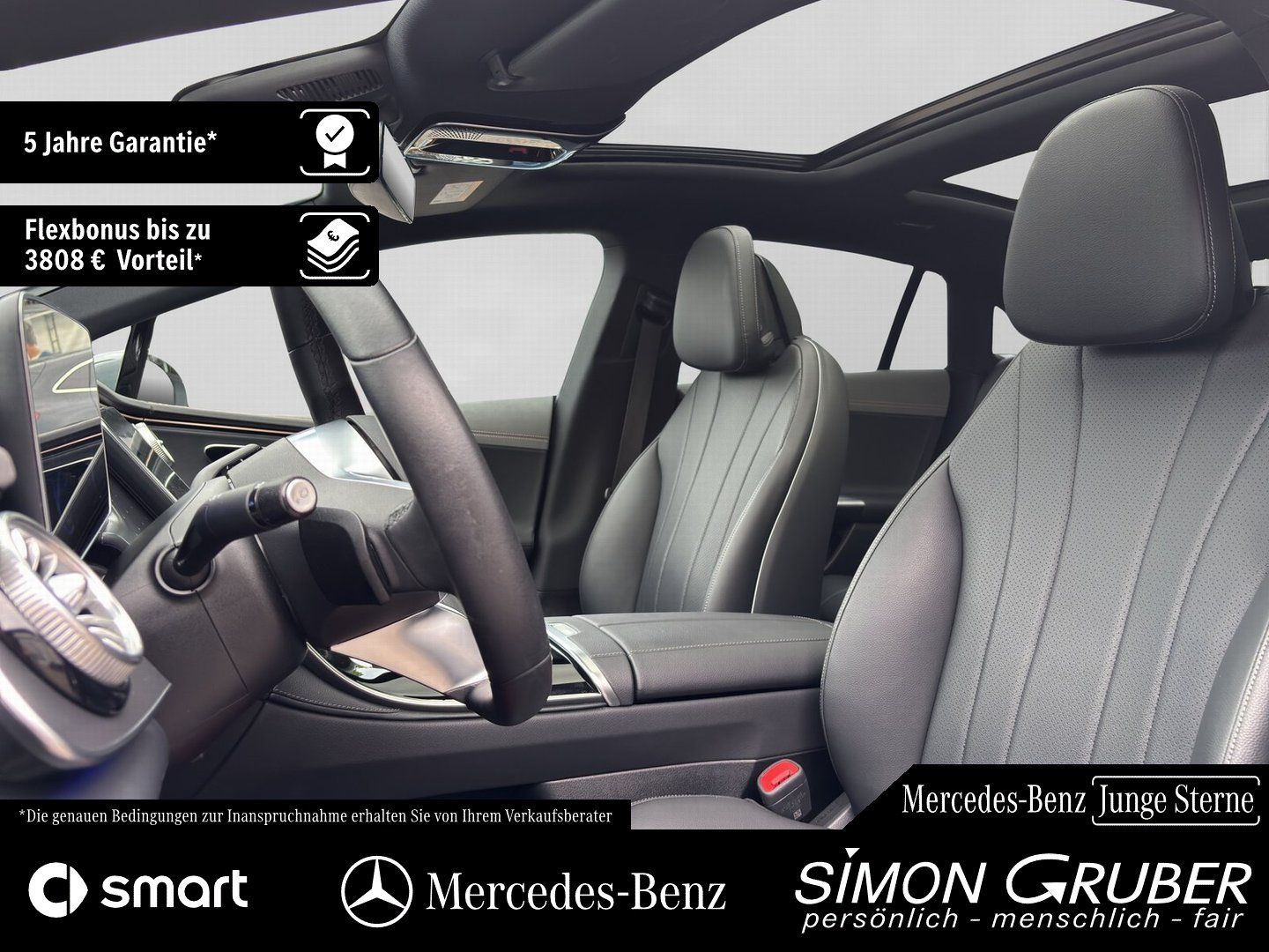 Fahrzeugabbildung Mercedes-Benz EQE 300 Electric Art Pano LED Guard 360 Kamera