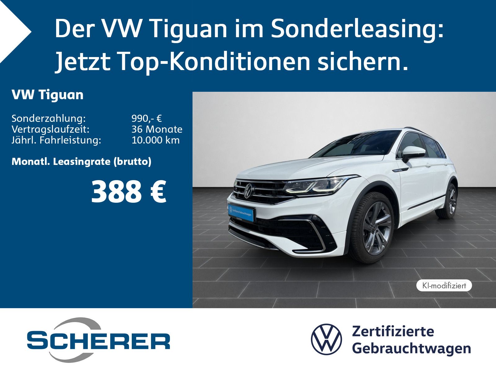 Volkswagen Tiguan R-Line 2.0 TDI DSG AHK MATRIX HARMAN