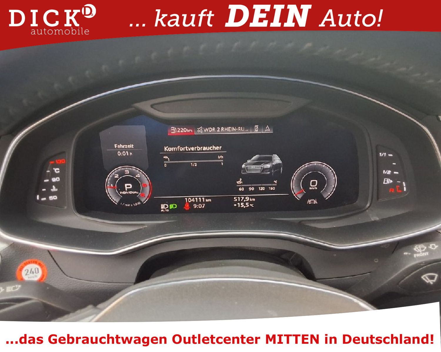 Fahrzeugabbildung Audi A6 Av. 40d Quatt S LINE/LED+/NAVI/SHZ/PANO/8Fa
