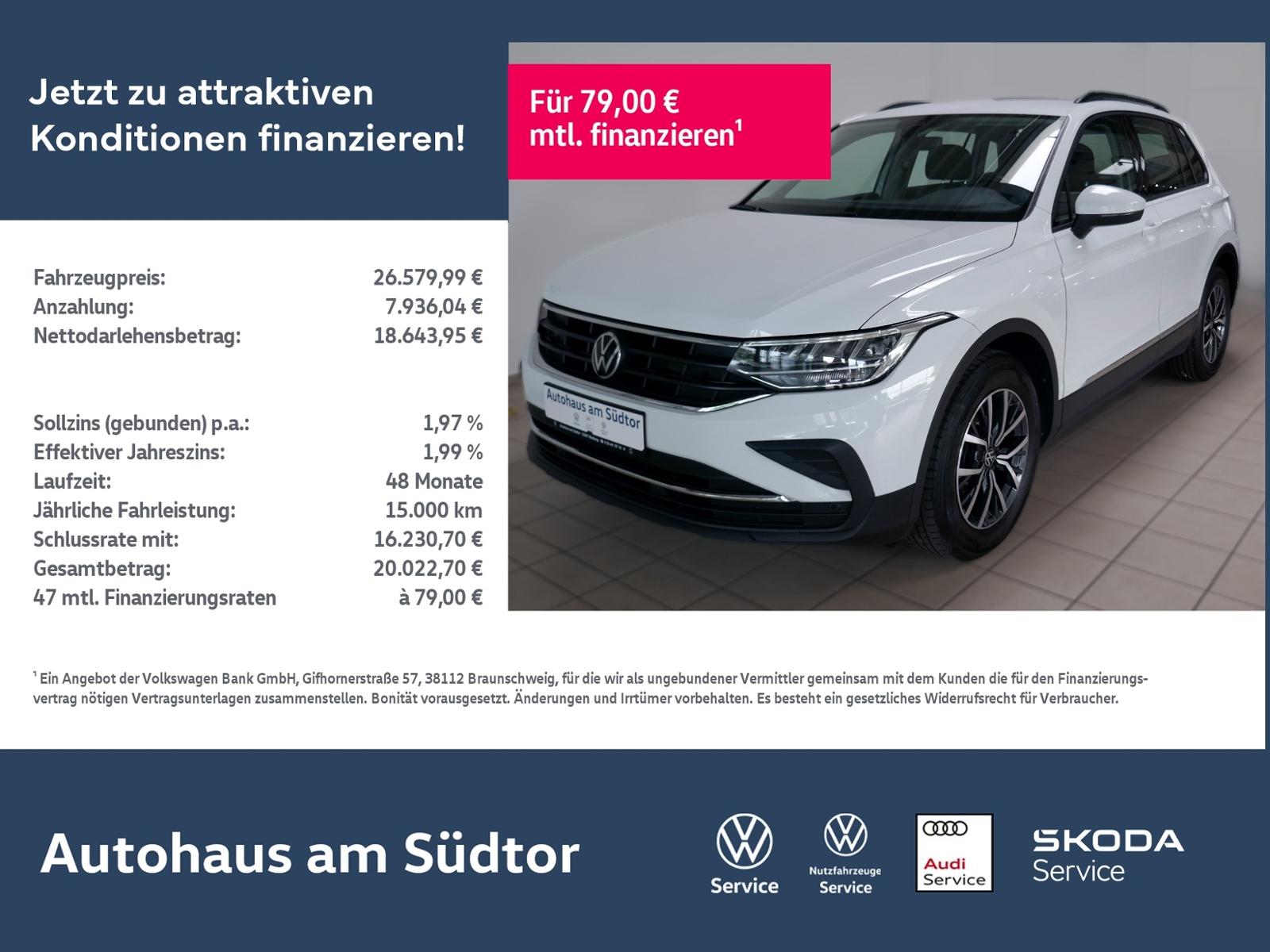 Volkswagen Tiguan  Life 2.0 TDI DSG | LED PDC ACC Navi App