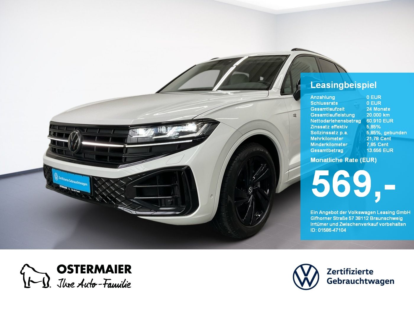 Volkswagen Touareg R-LINE BLACK 3.0TSI 340PS NP.109T STDHZG