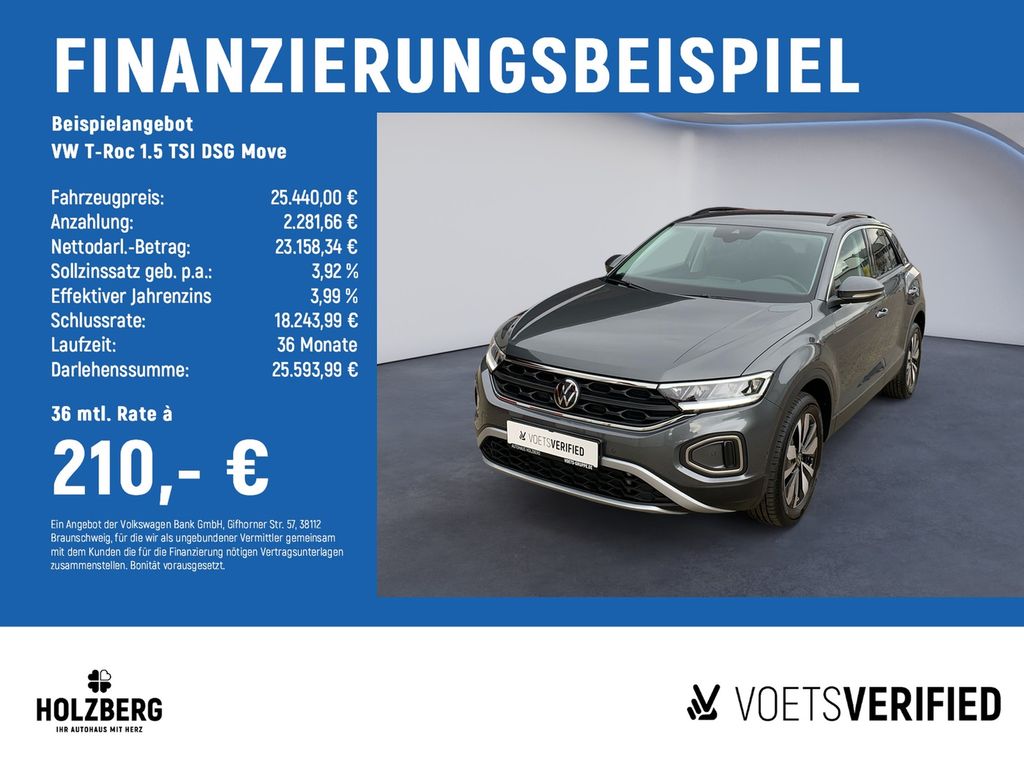 T-Roc 1.5 TSI DSG Move AHK+NAVI+ACC