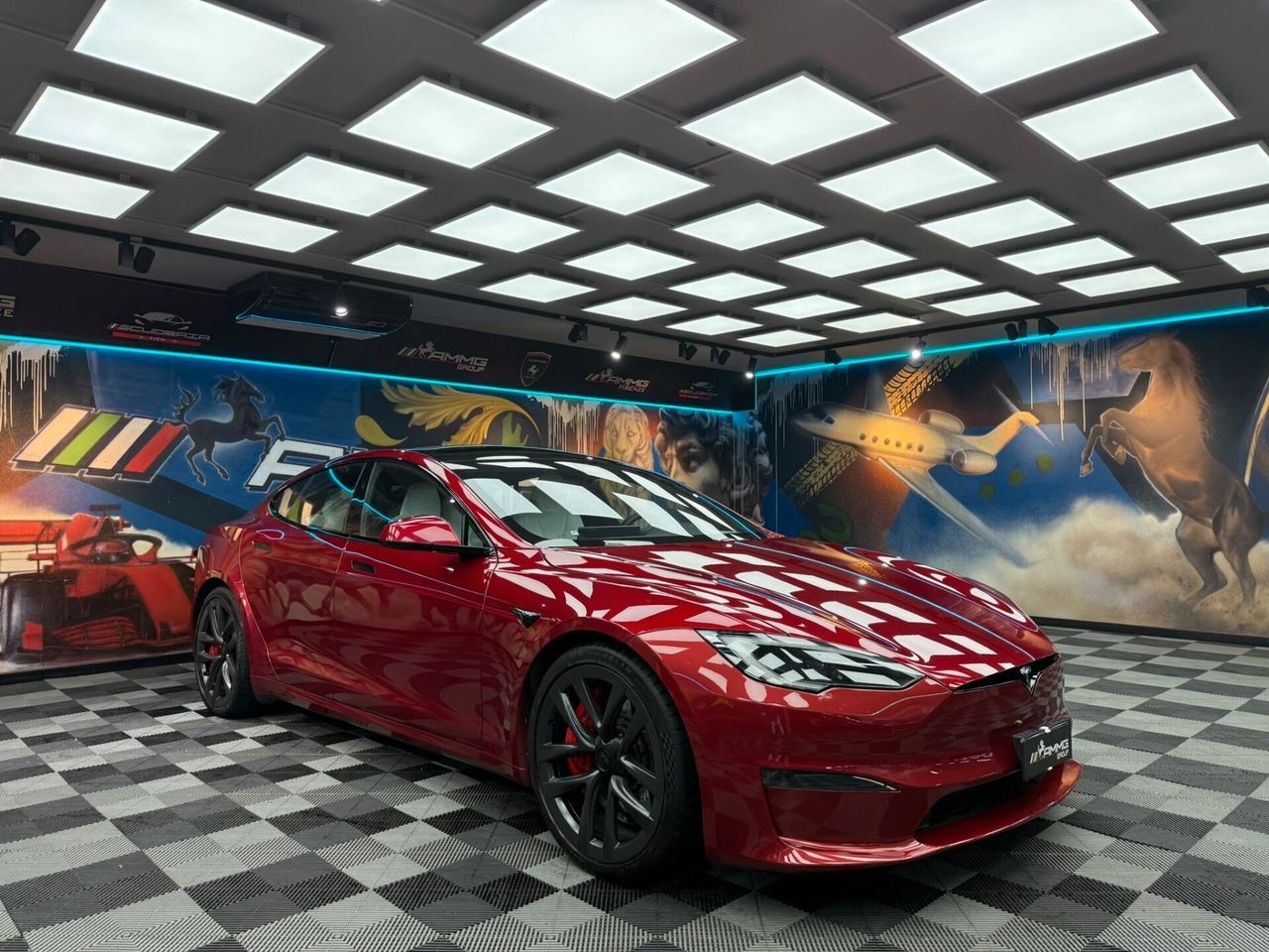Tesla Model S Performance Dual Motor Plaid awd FRENI C imagem 3
