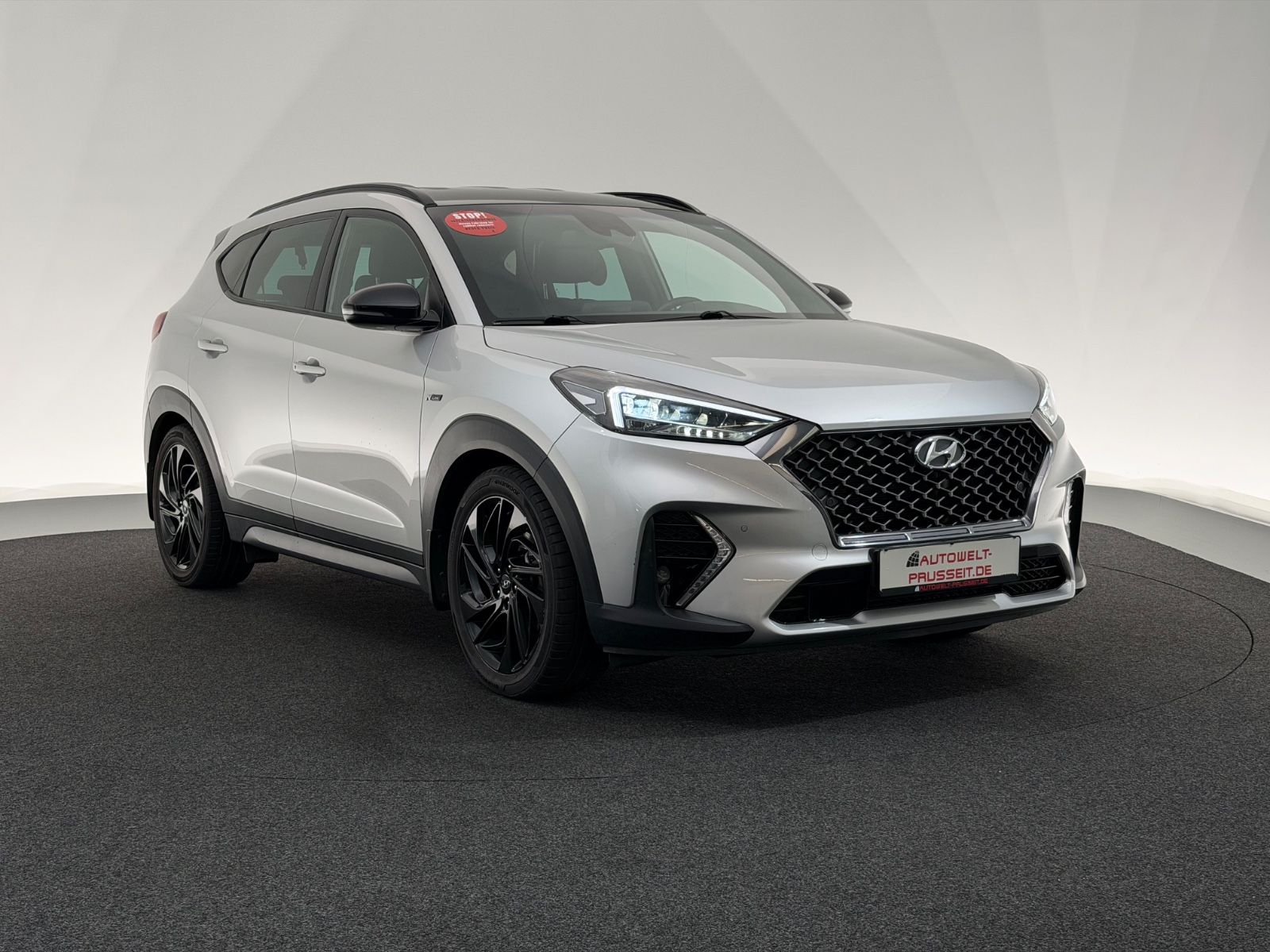 Gebrauchtwagen Hyundai Tucson Tucson 1.6 4WD*N LINE*LED-PDC-SHZ-R.KAM-NAV-SPUR in Dirlos