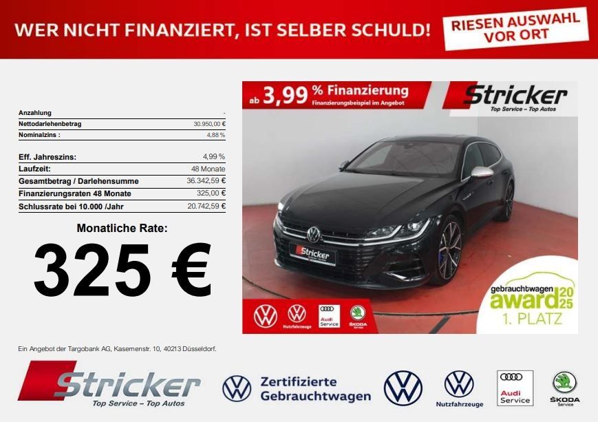 Volkswagen Arteon Shooting Brake R 2.0TSI 325,-ohne Anzahl