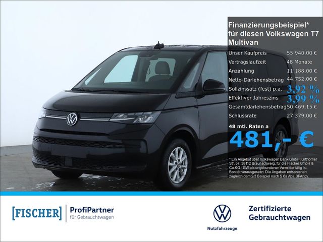 Volkswagen T7 Multivan lang LÜ 2.0 TDI DSG AHK Navi Rear Vi