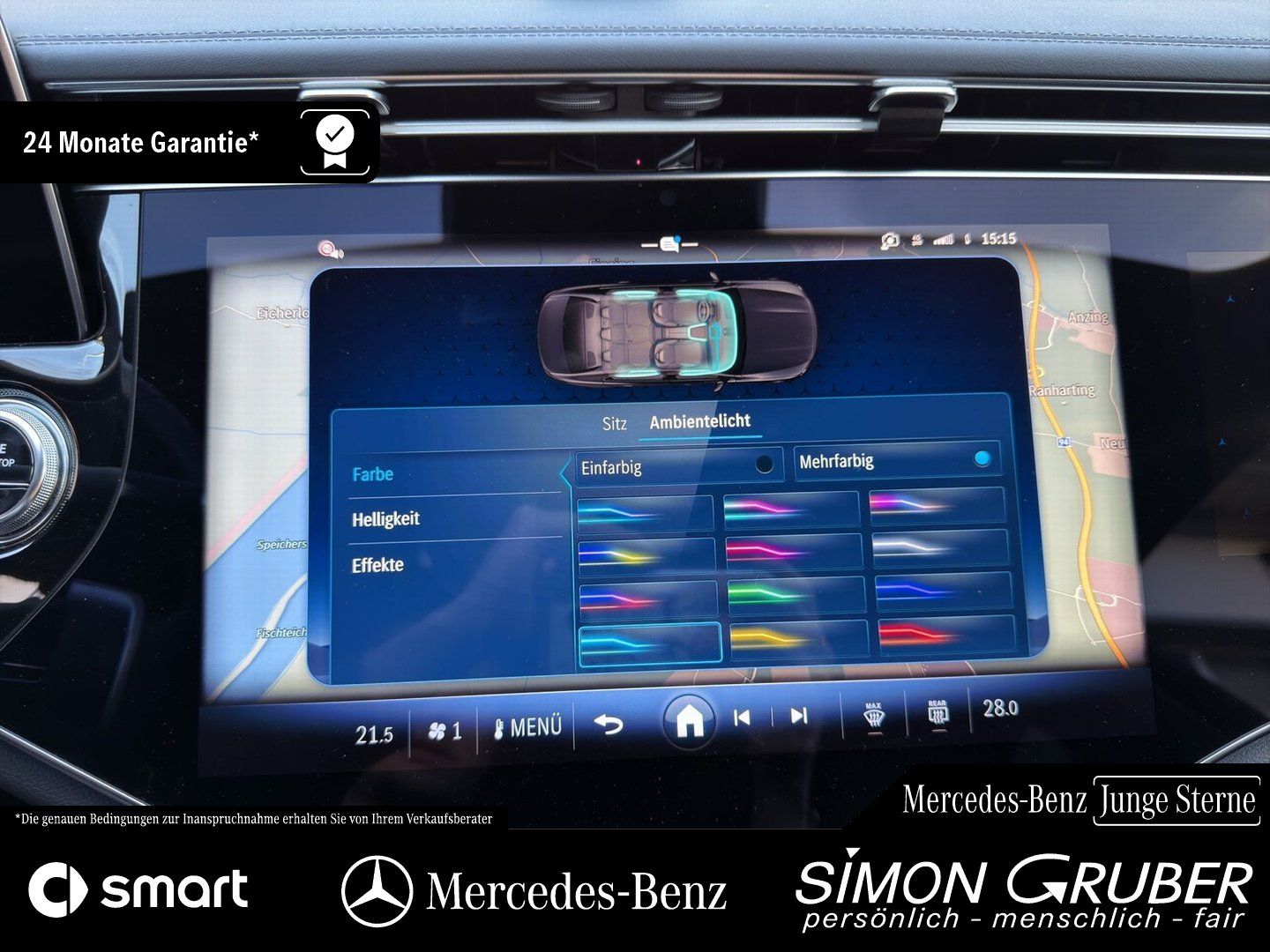 Fahrzeugabbildung Mercedes-Benz E 220 d AMG Superscreen Night 20" Burm 360° Digi