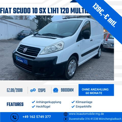 Fiat Scudo 10 SX L1H1 120 Multijet*1.Hand*Klima*AHK*