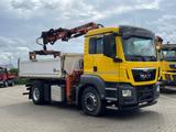MAN TG-S 18.400 4x2 BL 2-Achs Kipper Kran Atlas 120+ - Tieflader 2 achs