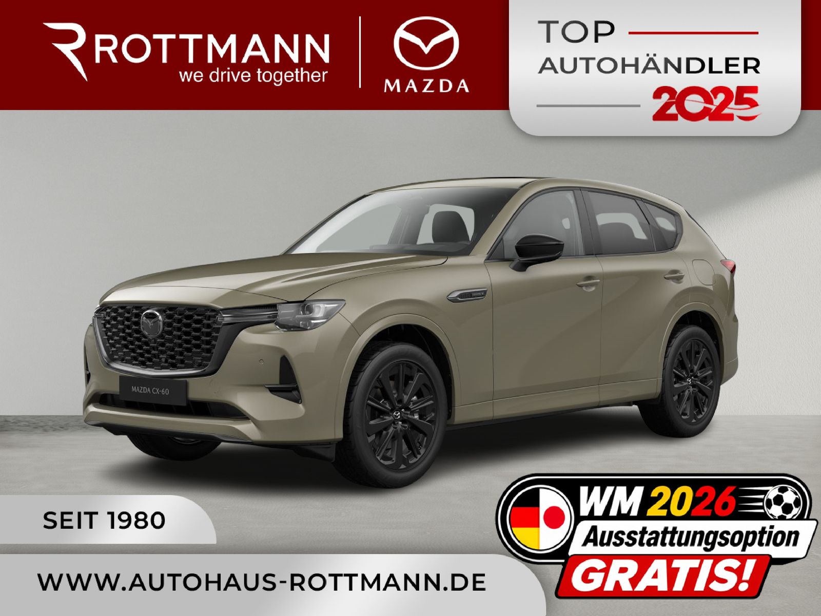 Mazda CX-60 PHEV 327ps Aut. AWD Homura COSO-Paket