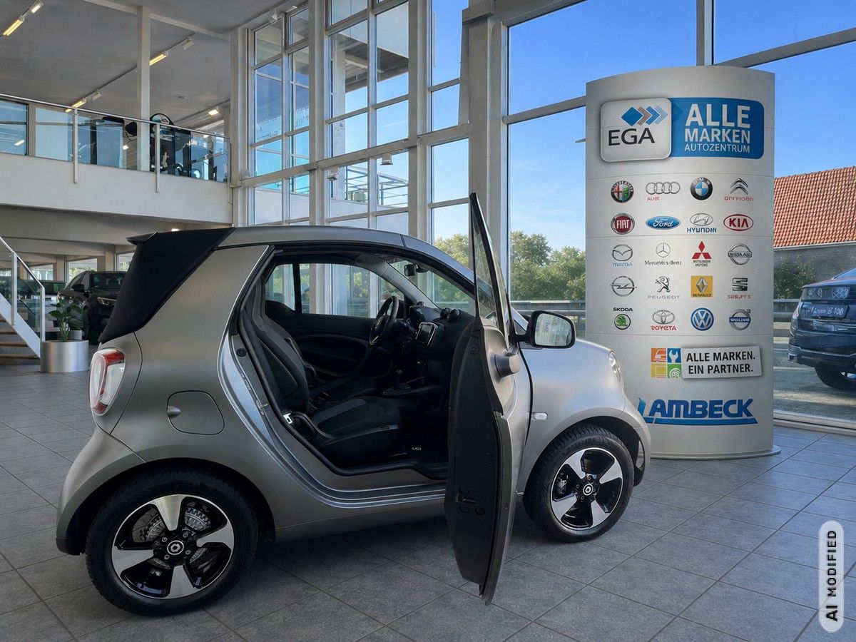 Smart ForTwo EQ cabrio*EXCLUSIVE*22kW*CAM*MEDIA*ALLW*L imagem 3