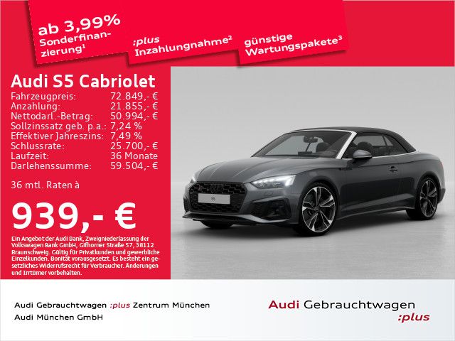 Audi S5 Cabriolet TFSI qu. BlackEdition Matrix/HUD/Na