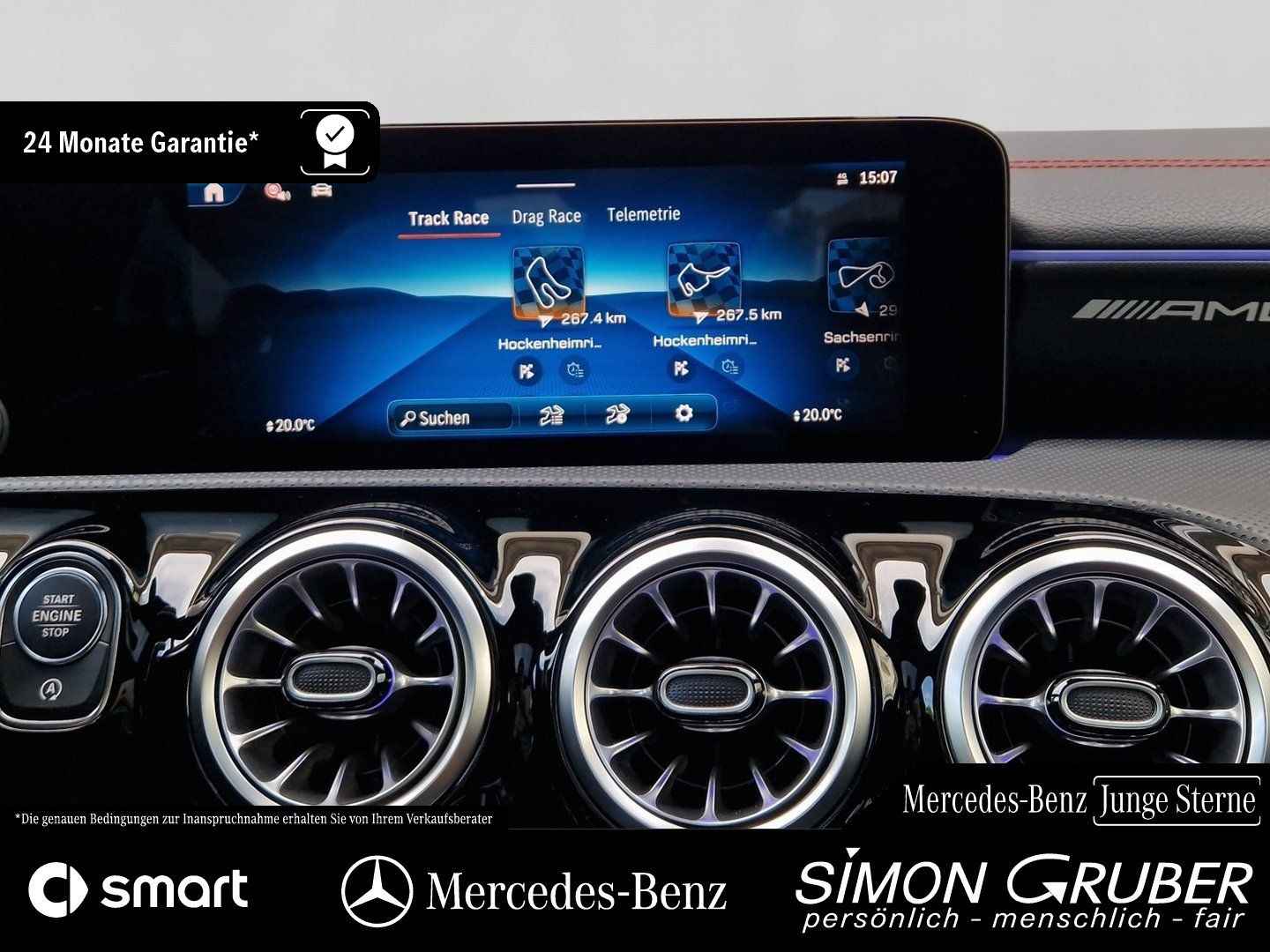 Fahrzeugabbildung Mercedes-Benz CLA 45 S 4M AMG Aero Burm Pano MBeam 360 drivers