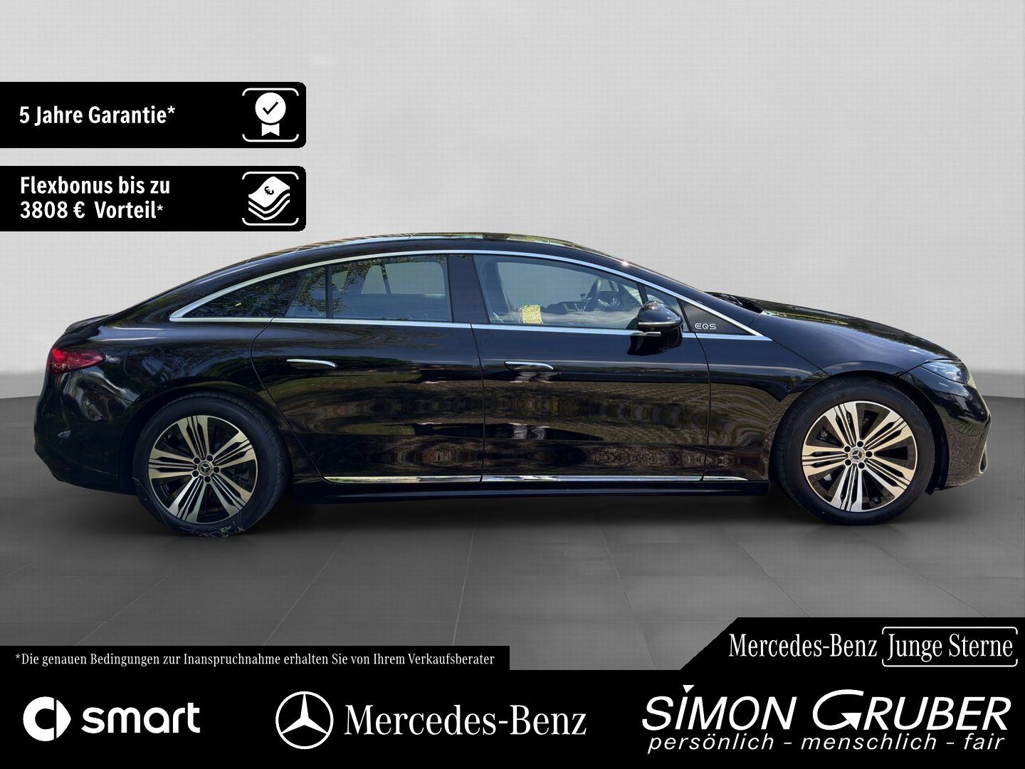 Fahrzeugabbildung Mercedes-Benz EQS 500 4M AMG Massage Sitzklima AHK Mod 2026