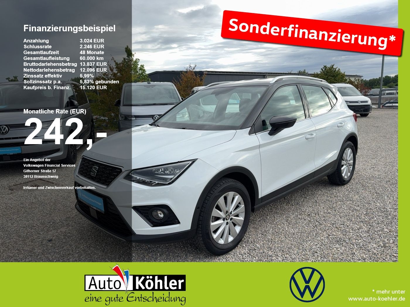 Seat Arona 1.0 TSI Xcellence Kamera ACC Kamera LED
