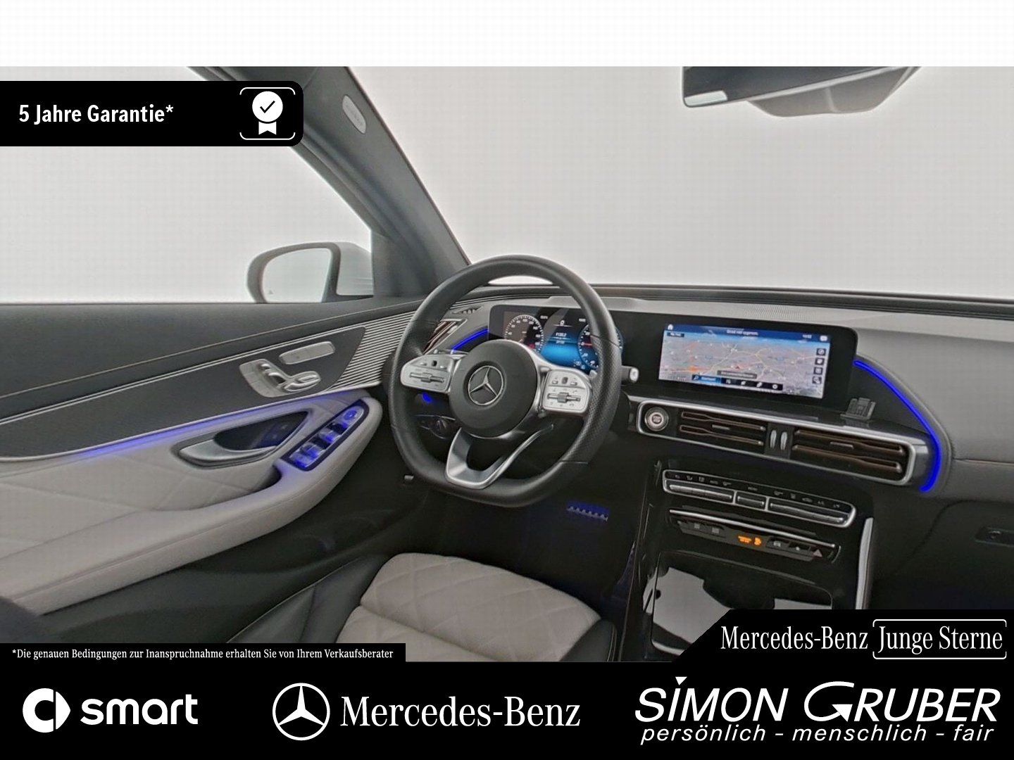 Fahrzeugabbildung Mercedes-Benz EQC 400 4M AMG Designo Leder SD Distronic KeyGo