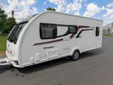 Sprite Cruzer 495 SR mit Heckbad und viel Zubehör - Heckgarage Wohnwagen Mit