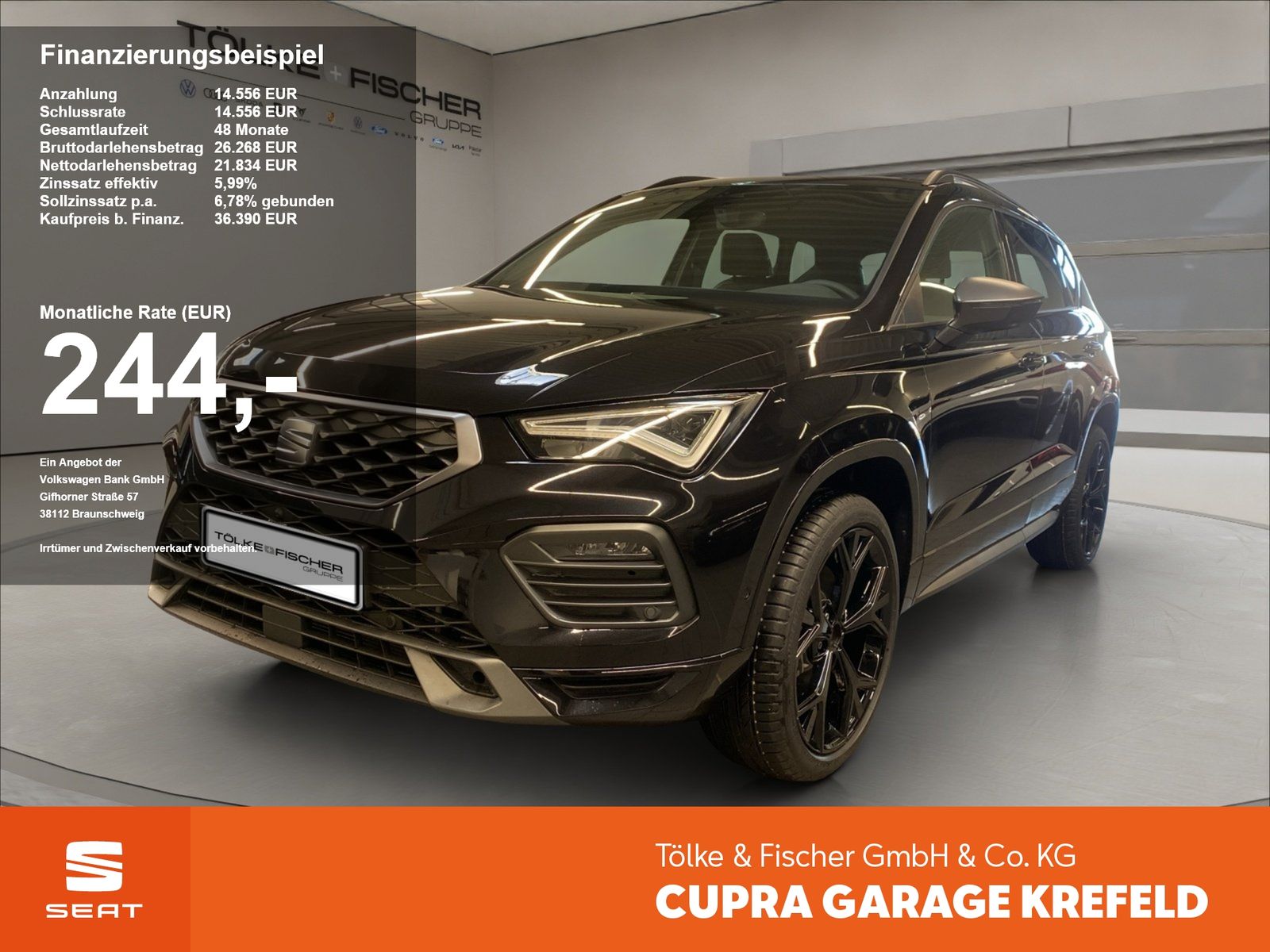 Seat Ateca 1.5 TSI ACT FR ACC AUT Kam. Navi Sportp.