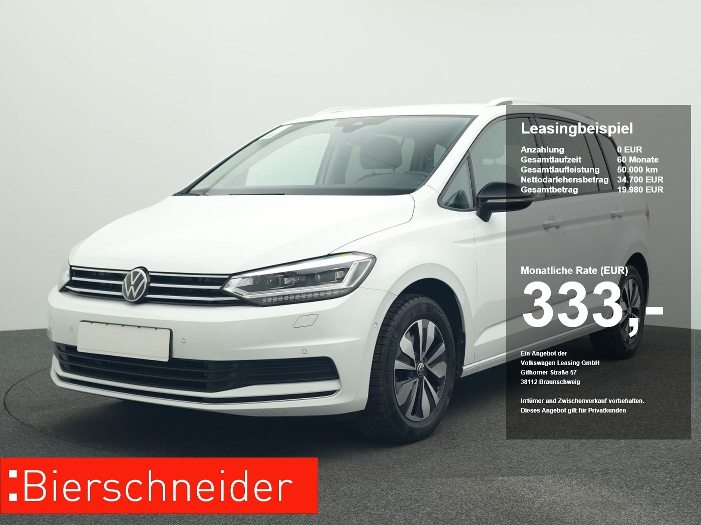 Volkswagen Touran 1.5 TSI DSG Goal 7-SITZ AHK MATRIX- LED A