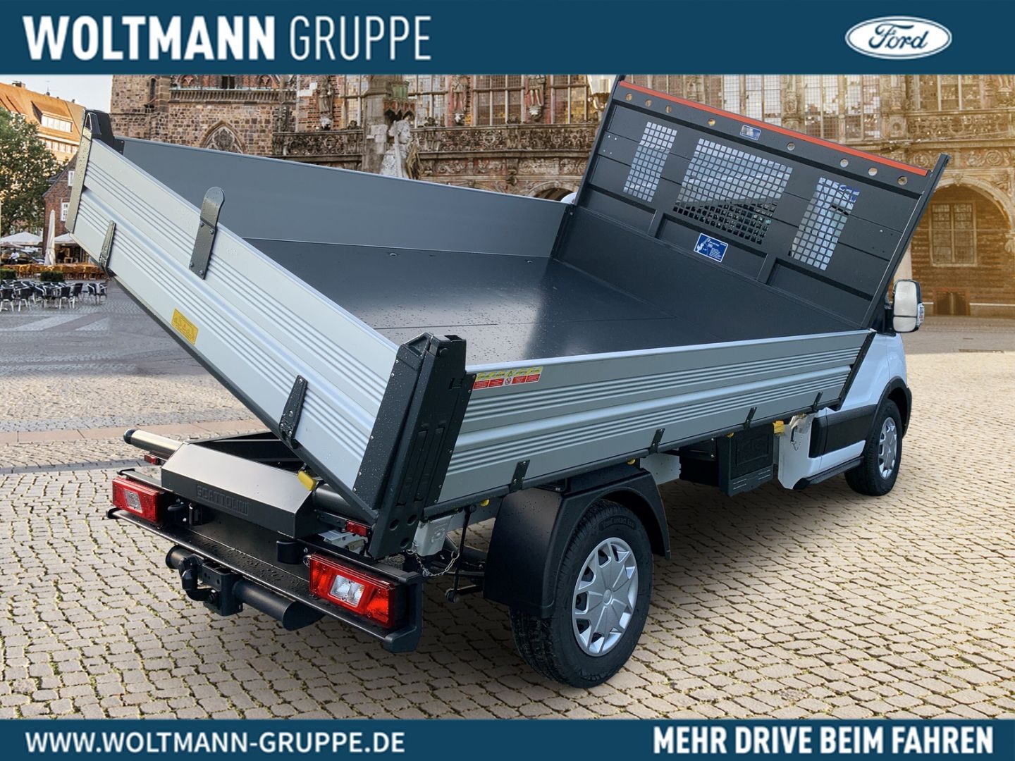 Fahrzeugabbildung Ford Transit Einzelkabine 350L2 ''Dreiseitenkipper'',
