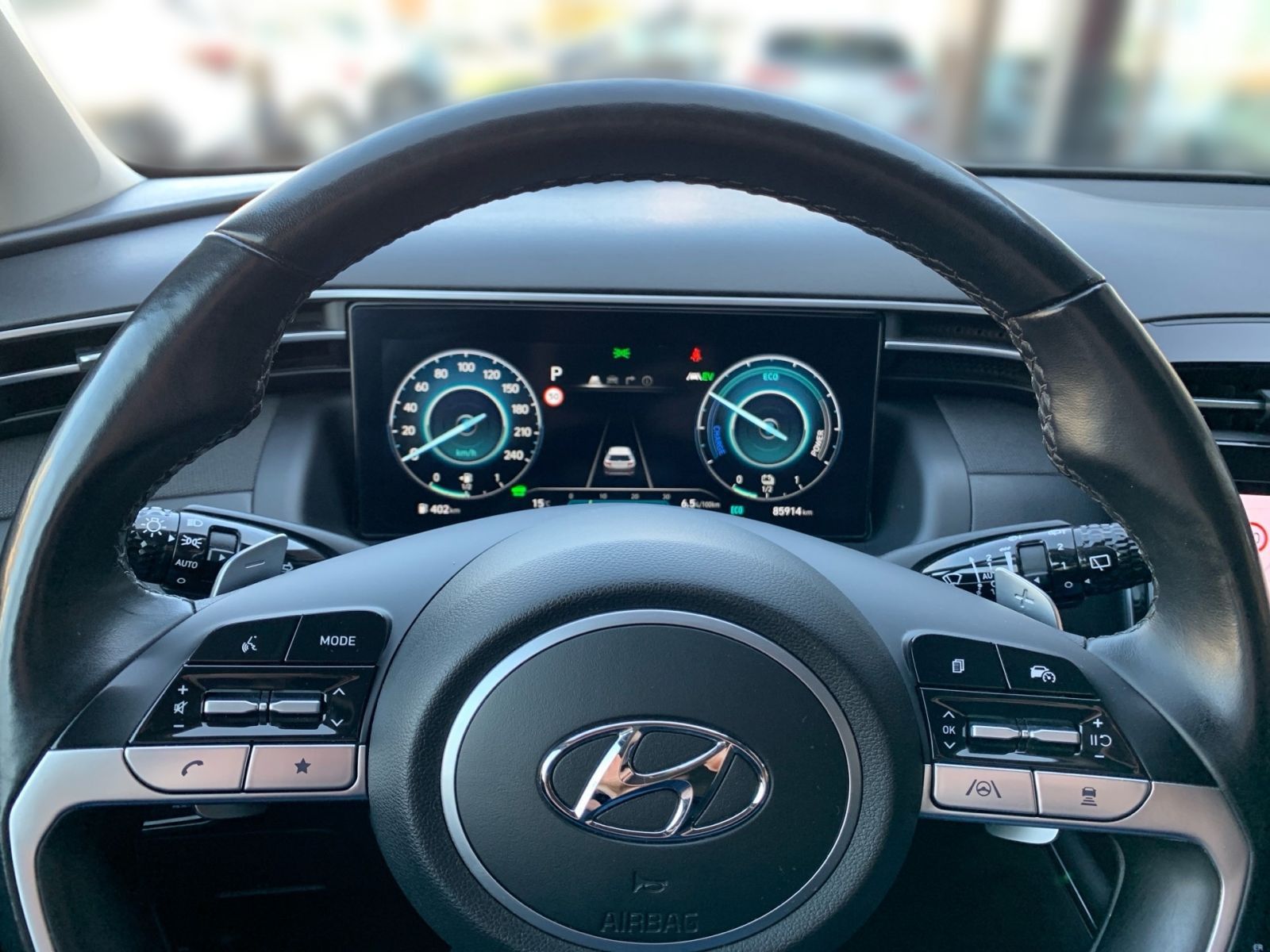 Fahrzeugabbildung Hyundai TUCSON 1.6 T-GDI Trend Hybrid AHK Krell el.HK As