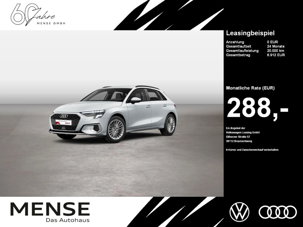 A3 Sportback 30 TDI S tronic advanced ACC LED LM