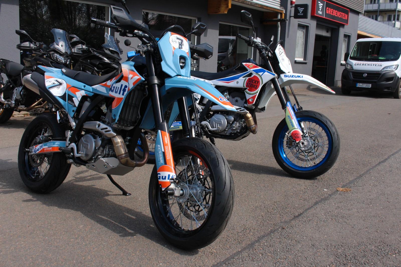 Suzuki DR-Z4SM "Lucky-Strike" & "Gulf" Edition