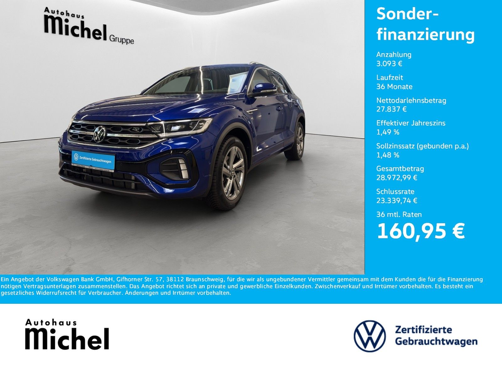 Volkswagen T-Roc TSI DSG R-Line LED-Plus Standh.ACC Navi Ka foto 2