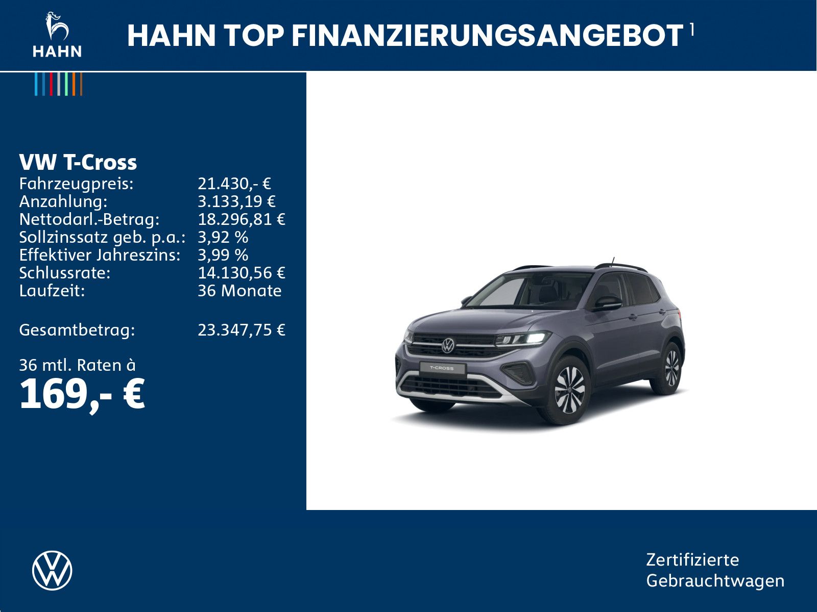 Volkswagen T-Cross 1.0TSI Goal LED Cockpit ACC Cam Park SHZ foto 2