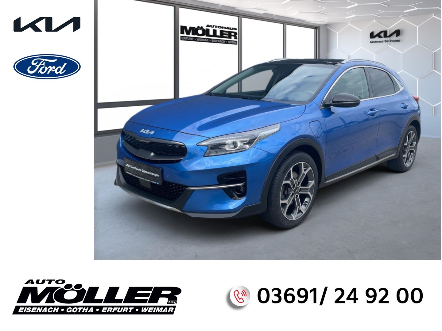 Kia XCeed 1.6 PHEV Platinum DCT6 Glasdach LED Klimas