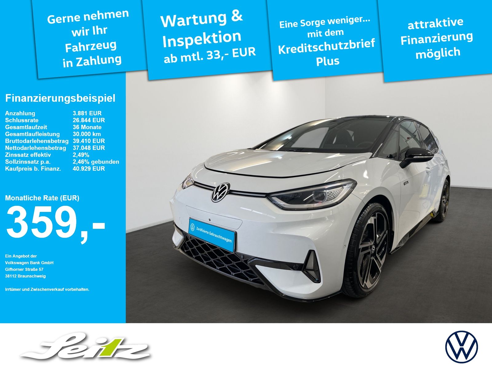 Volkswagen ID.3 GTX HEAD-UP PANO MATRIX HARMAN KAMERA foto 1