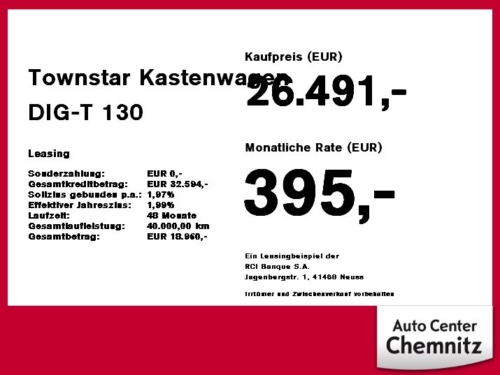 Nissan Townstar - Bild 4