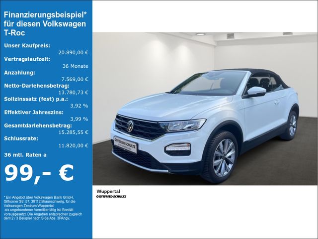 Volkswagen T-Roc Cab. 1.0 TSI Style NAVI PDC KLIMA LM ZV E-