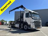 Volvo FM 420 8x2 / HMF 2620 K3 Crane / AJK Hooklift 25