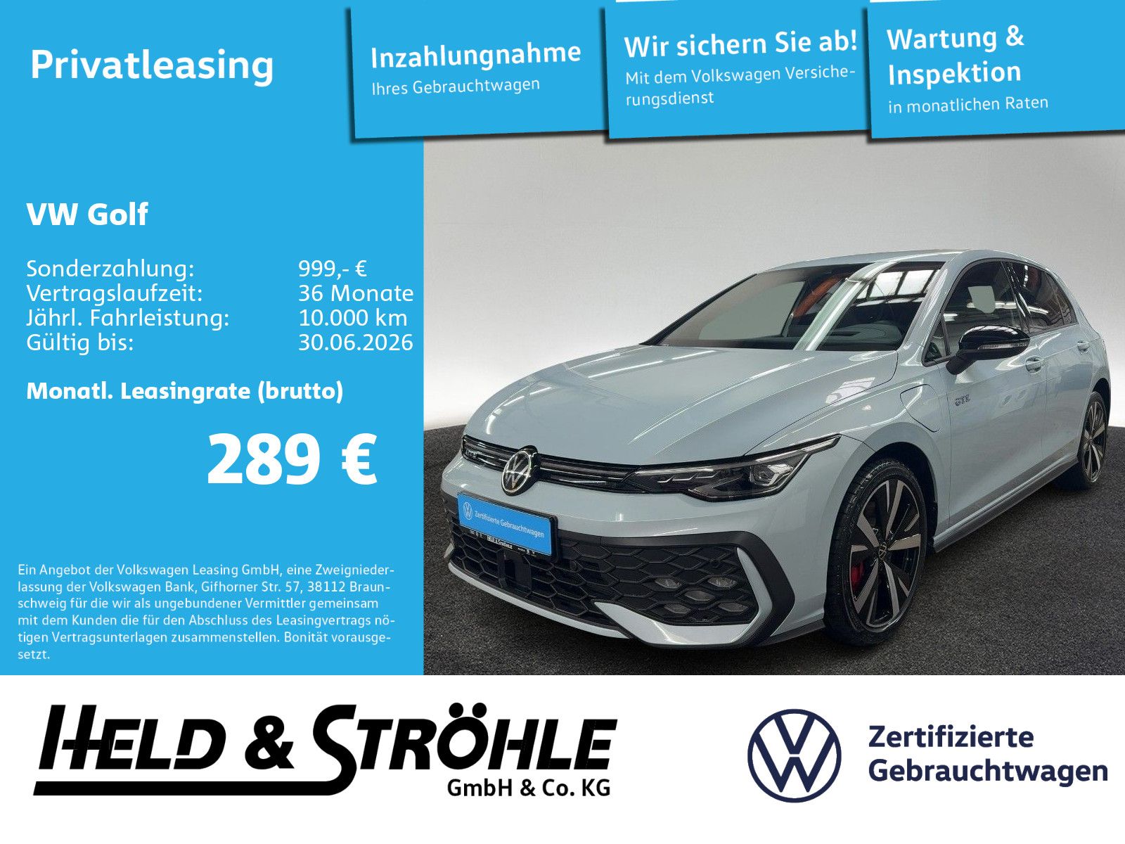 Volkswagen Golf GTE Black Style DCC KAM HuD IDA LED+ NAVI