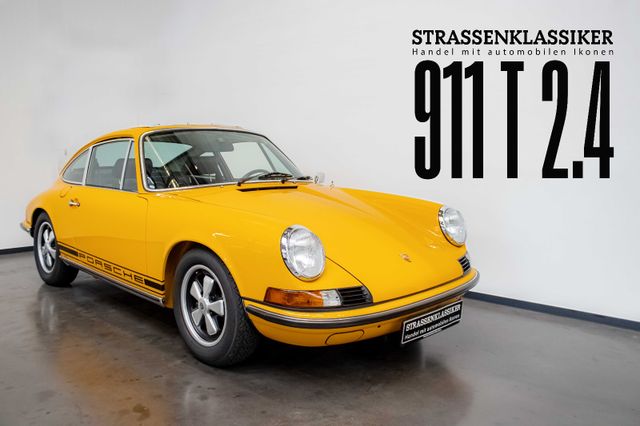 Porsche 911T 2.4 Ölklappe Signalgelb Schiebedach