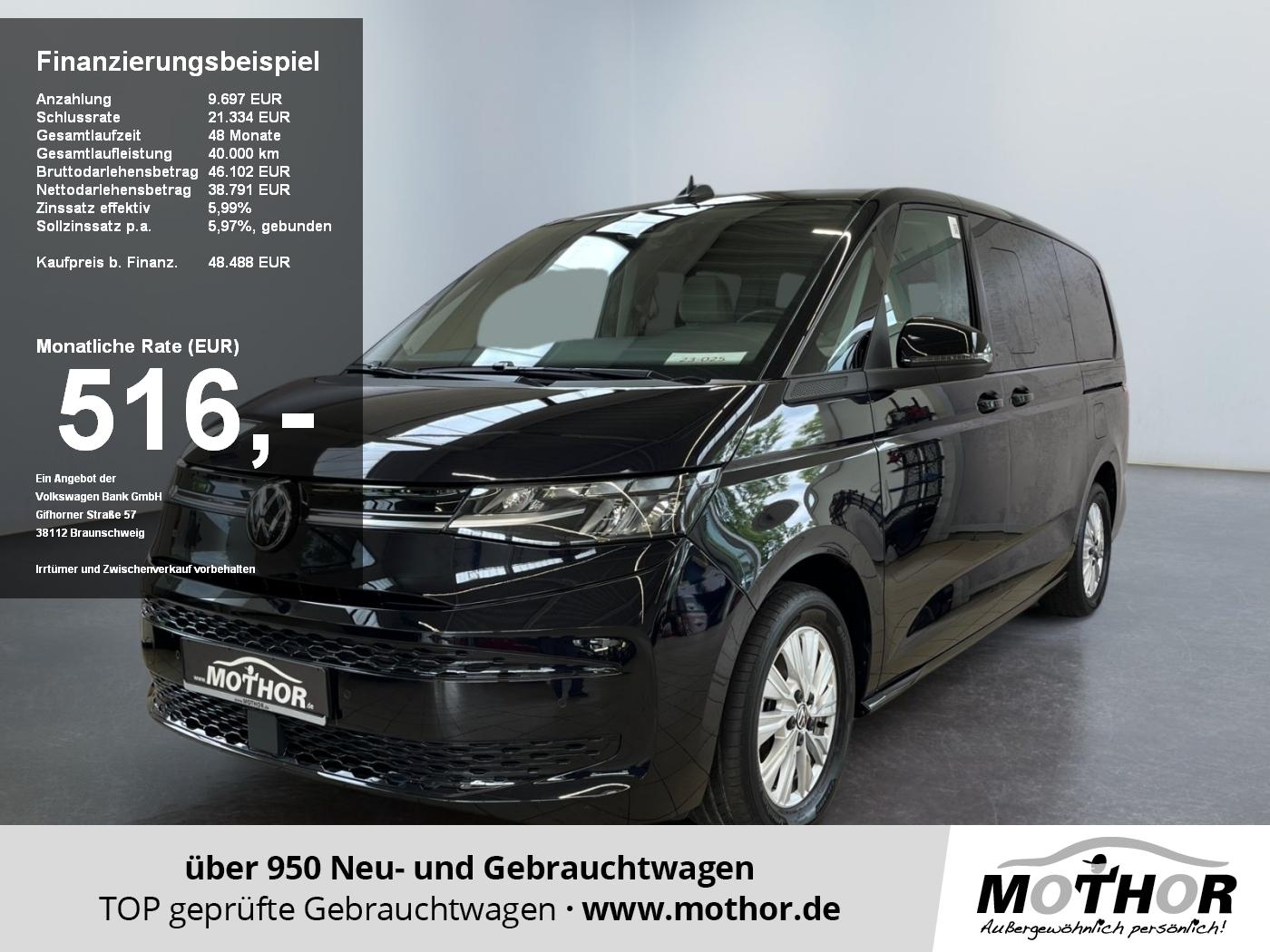 Volkswagen T7 Multivan Life 1.4 TSI PHEV Heckklappe Elekt.