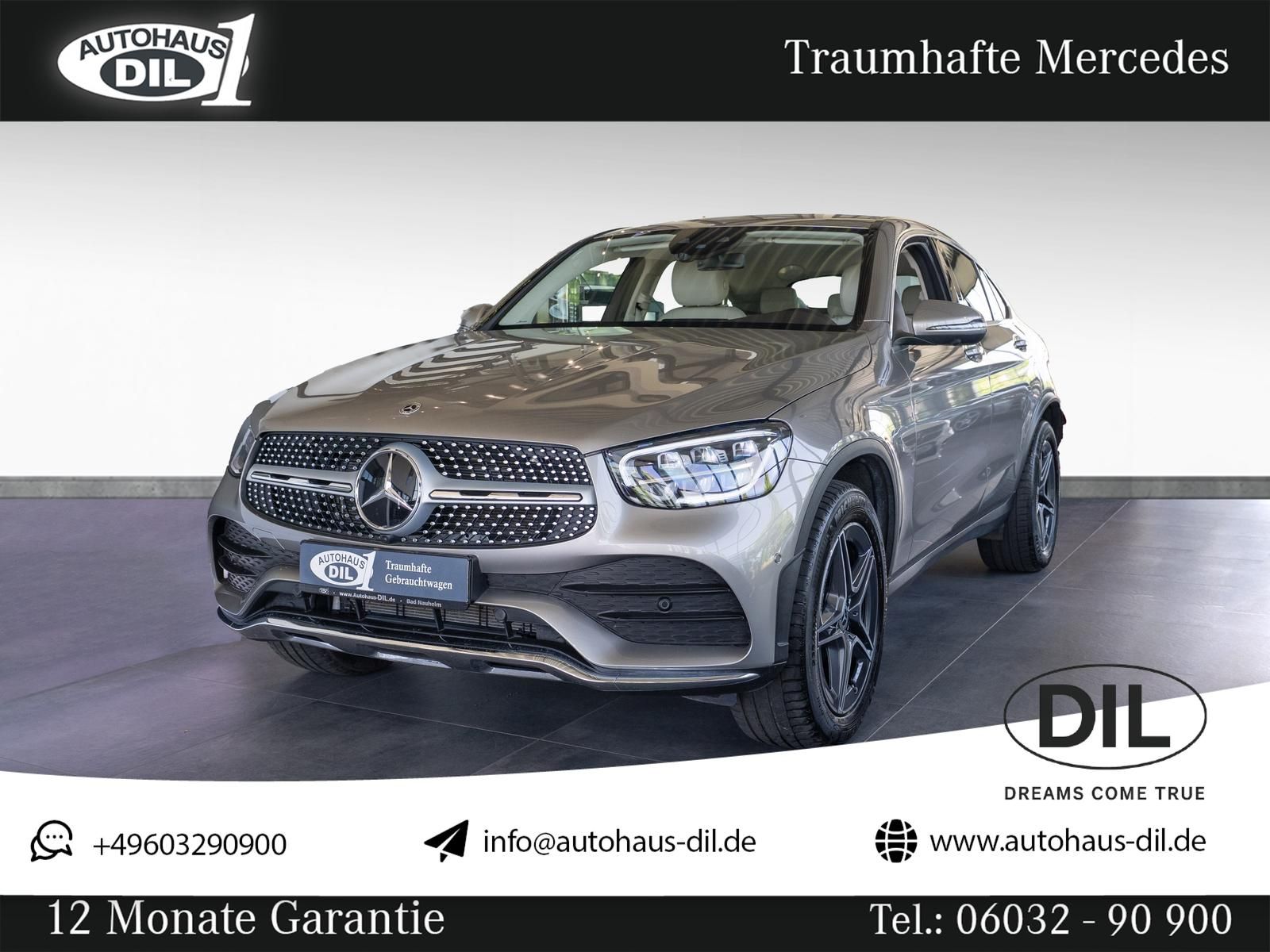 MERCEDES-BENZ GLC 200 9G 4M Coupé *AMG*LEDER*360°-K*DISTR*1.HD