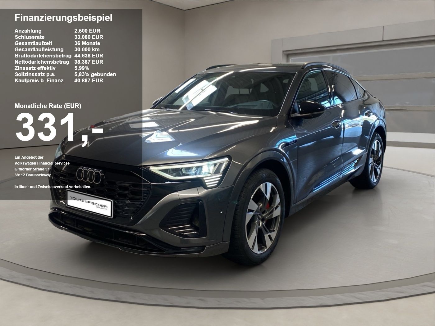 Audi Q8 e-tron Sportback 50 quattro S-Line S-line LM