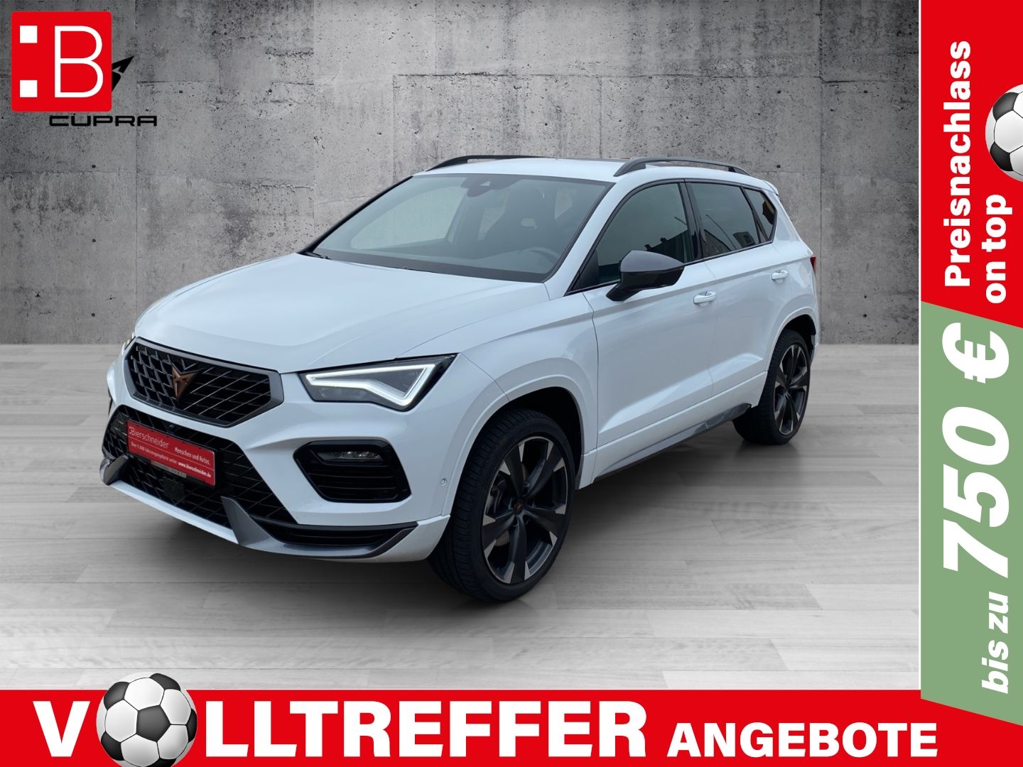 Cupra Ateca 4Drive DSG ab 199,- EUR mtl. 5088,- Anz. F