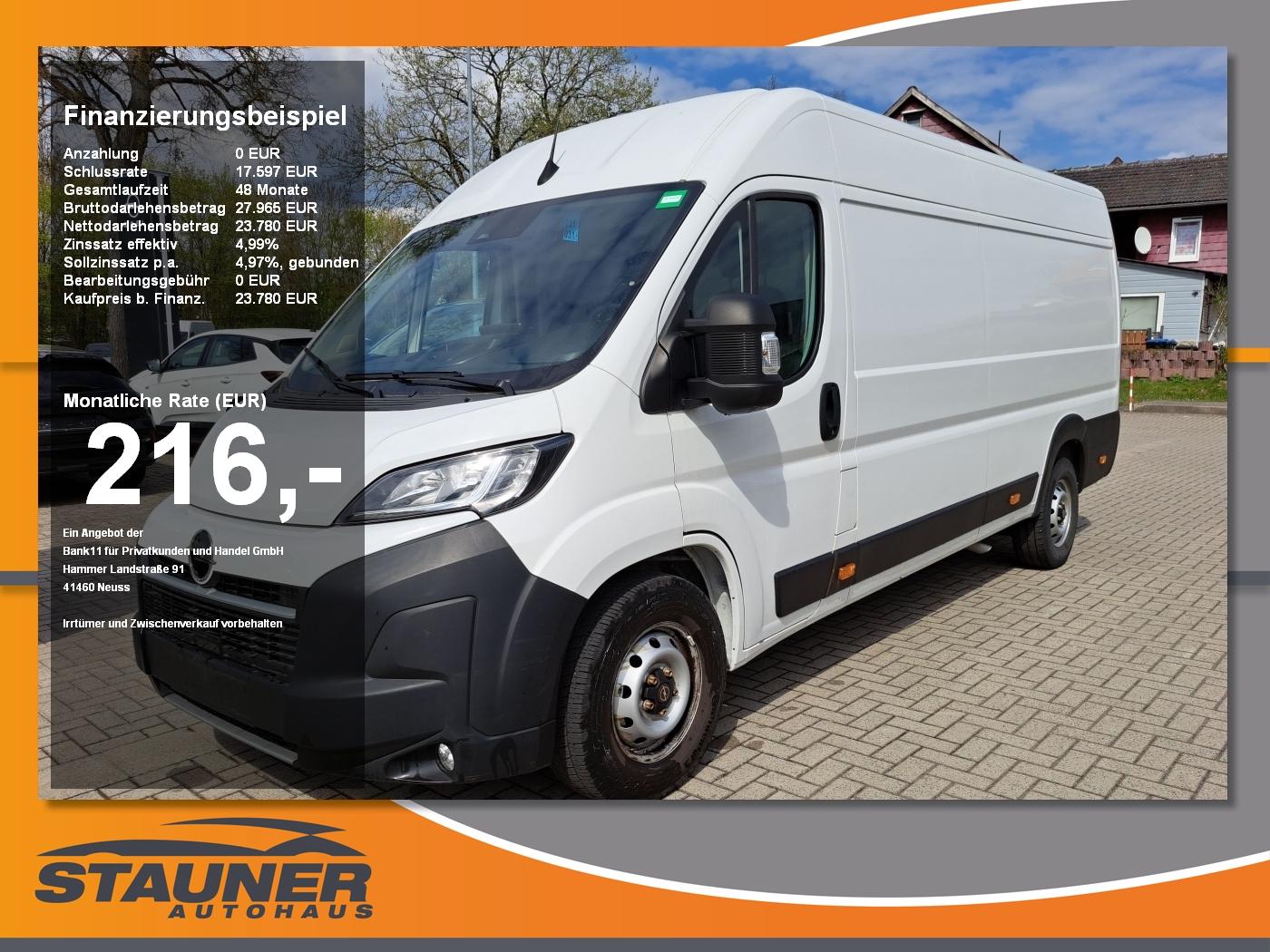 Opel Movano C Kasten 2.2 Diesel 140 L4H2 PDC ParkAss
