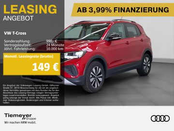 Volkswagen Leasingangebot: Volkswagen T-Cross 1.0 TSI GOAL NAVI SITZHZG KAMERA BEATS