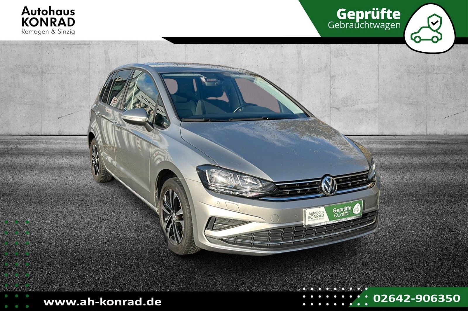 Fahrzeugabbildung Volkswagen Golf Sportsvan United APP-APS-Navi-LM