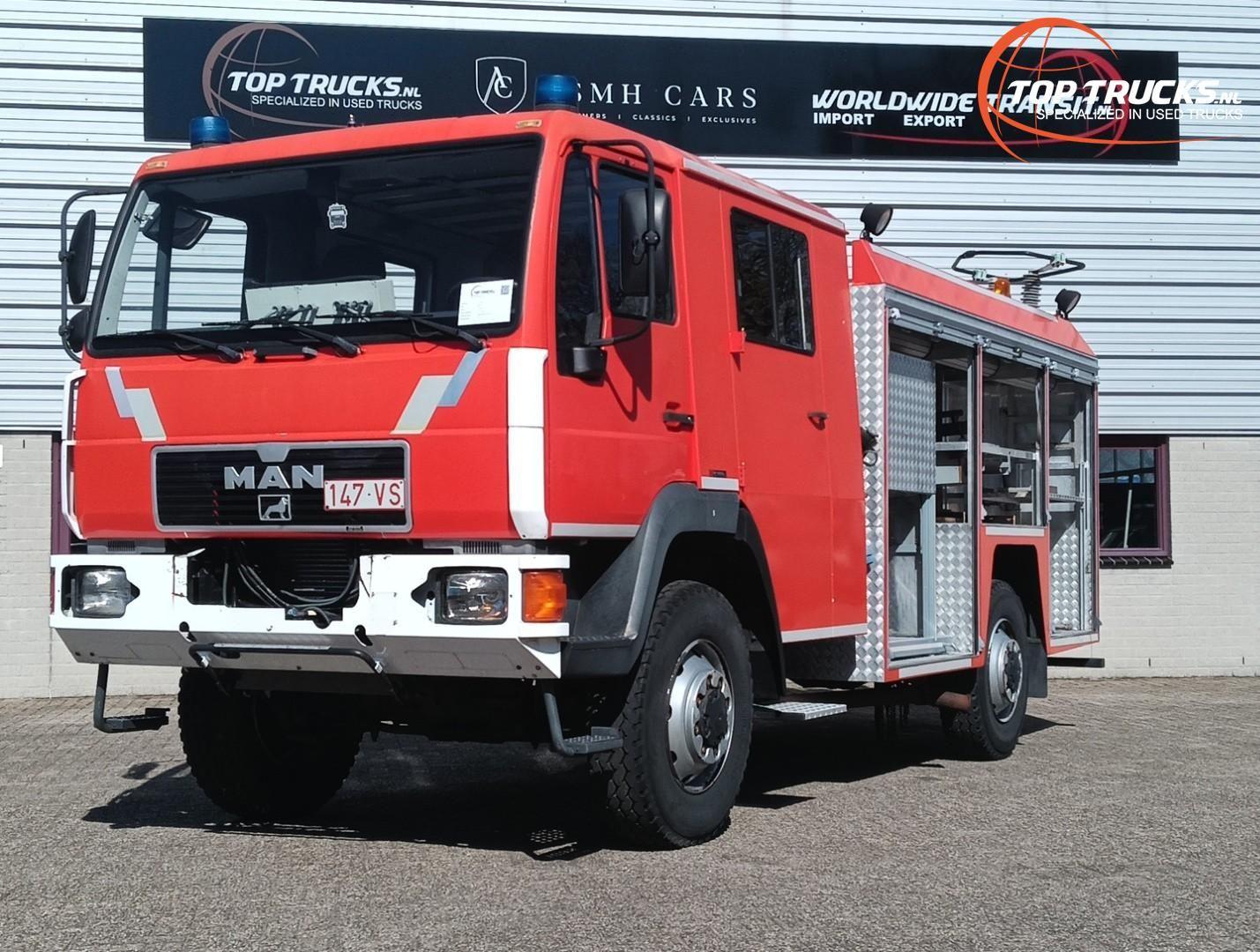 MAN 10.163 4x4 - Feuerwehr, Feuerwehrwagen - Doppelk