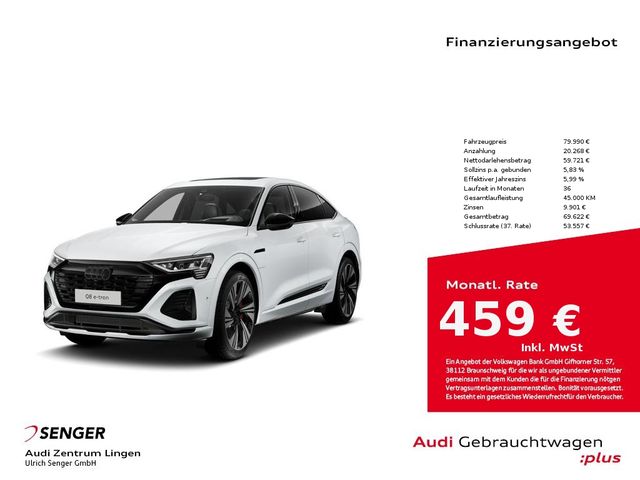 Audi Q8 e-tron Sportback S line quattro Panorama LED