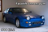 Porsche Oldtimer (85.2) mit Facelift Innenraum und H-Zul - blaue Porsche 944