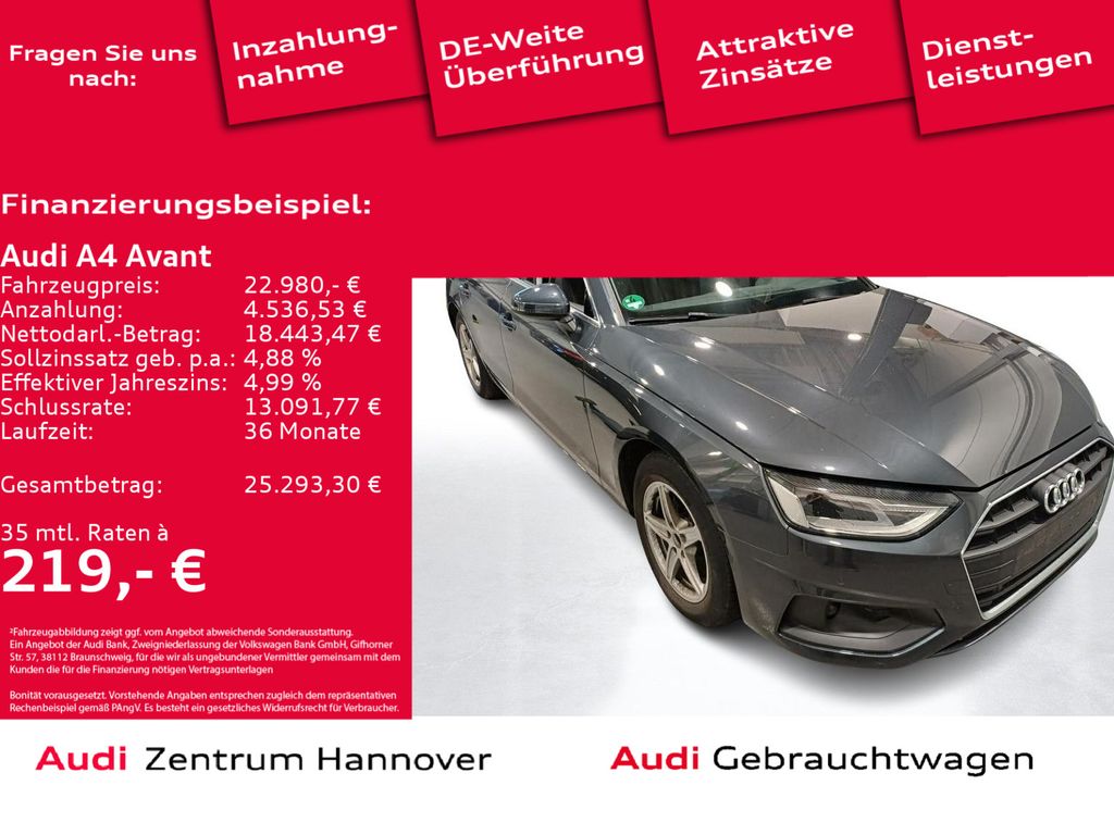 Audi A4 Avant 30 TDI LED ACC Navi DAB