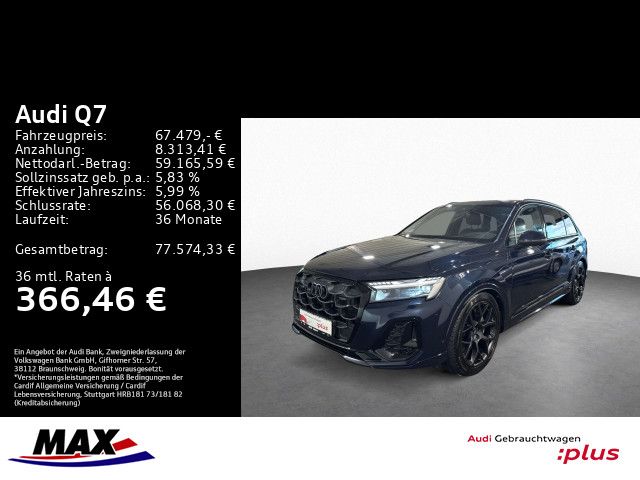 Q7 50 TDI QUATT S LINE 7-SITZER MATRIX+PANO+AHK+